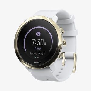 Suunto 3 Fitness Watch in Gold/White | Waterproof, Heart-Rate Monitor